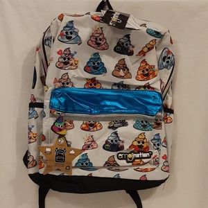 Emoji Poop Happens 16" Backpack Emojination Bookba